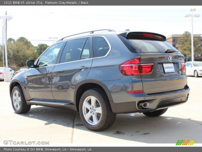 Platinum Gray Metallic / Black 2013 BMW X5 xDrive 35d