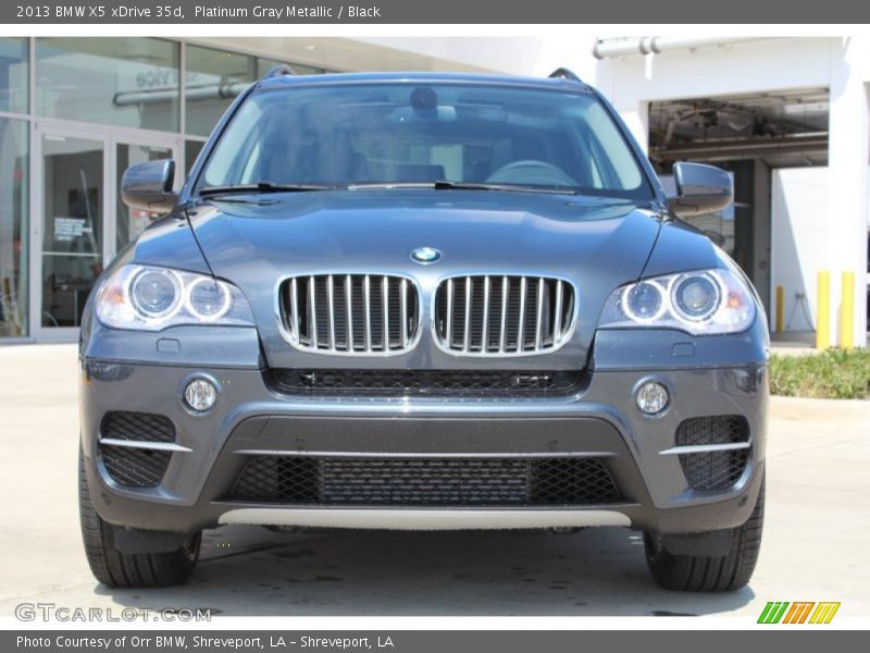 Platinum Gray Metallic / Black 2013 BMW X5 xDrive 35d