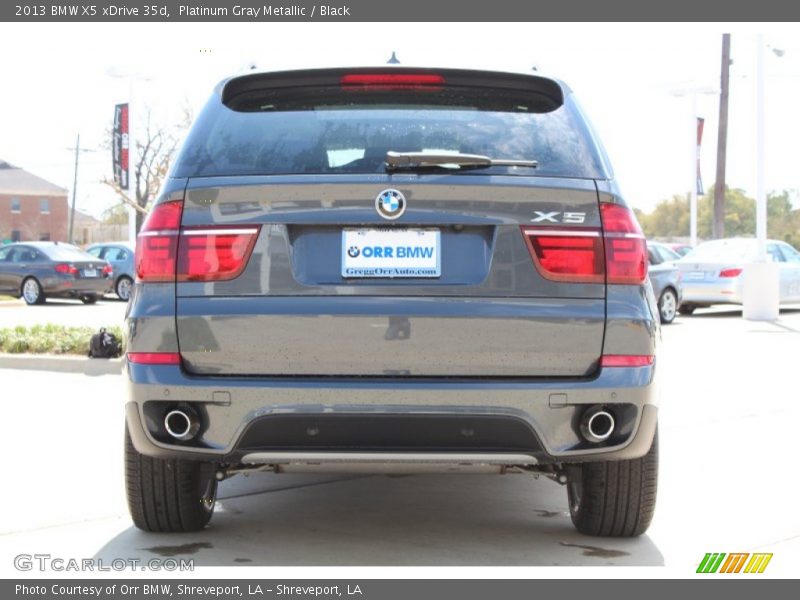 Platinum Gray Metallic / Black 2013 BMW X5 xDrive 35d