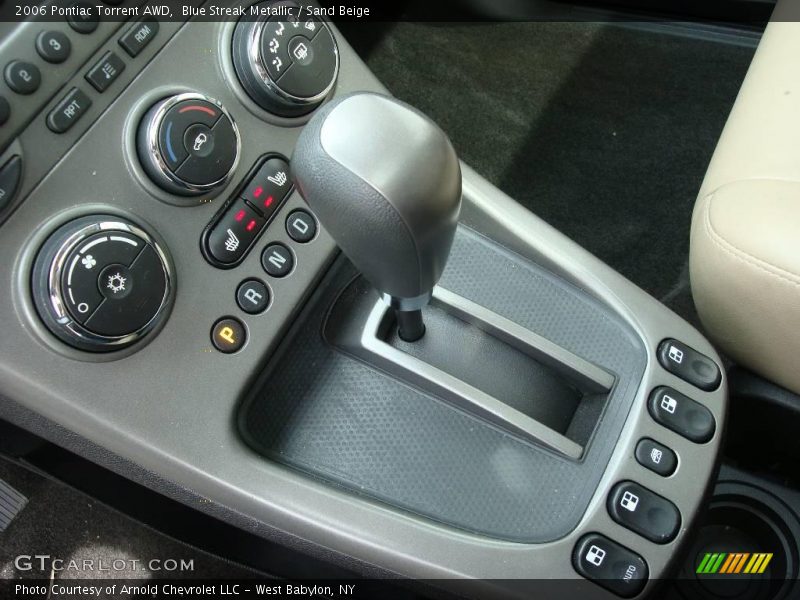 Blue Streak Metallic / Sand Beige 2006 Pontiac Torrent AWD