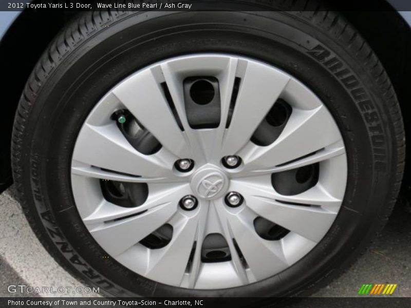 Wave Line Blue Pearl / Ash Gray 2012 Toyota Yaris L 3 Door