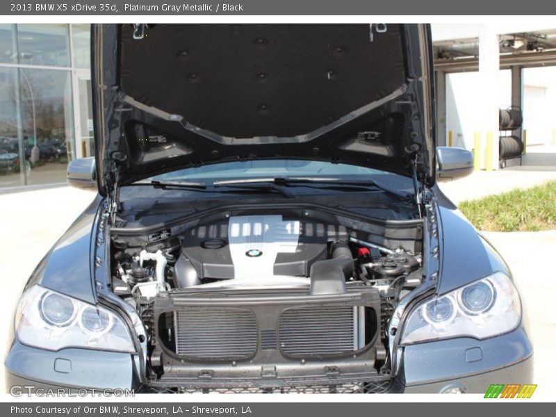 Platinum Gray Metallic / Black 2013 BMW X5 xDrive 35d