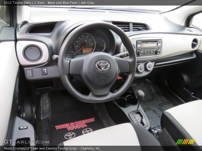 Wave Line Blue Pearl / Ash Gray 2012 Toyota Yaris L 3 Door