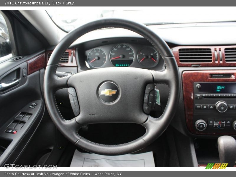 Black / Gray 2011 Chevrolet Impala LT