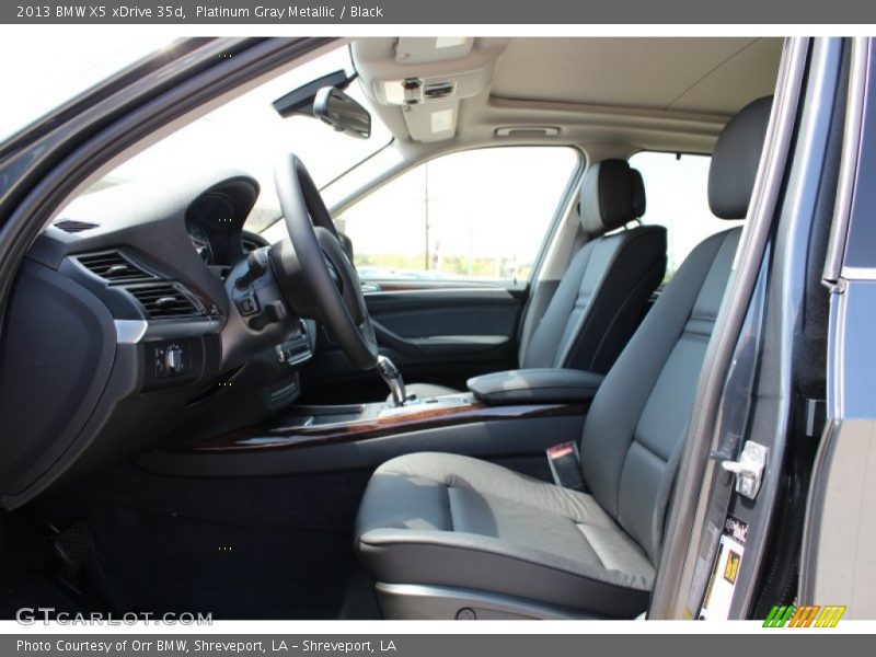 Platinum Gray Metallic / Black 2013 BMW X5 xDrive 35d