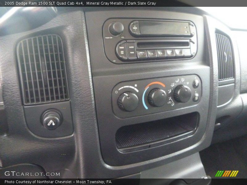 Mineral Gray Metallic / Dark Slate Gray 2005 Dodge Ram 1500 SLT Quad Cab 4x4