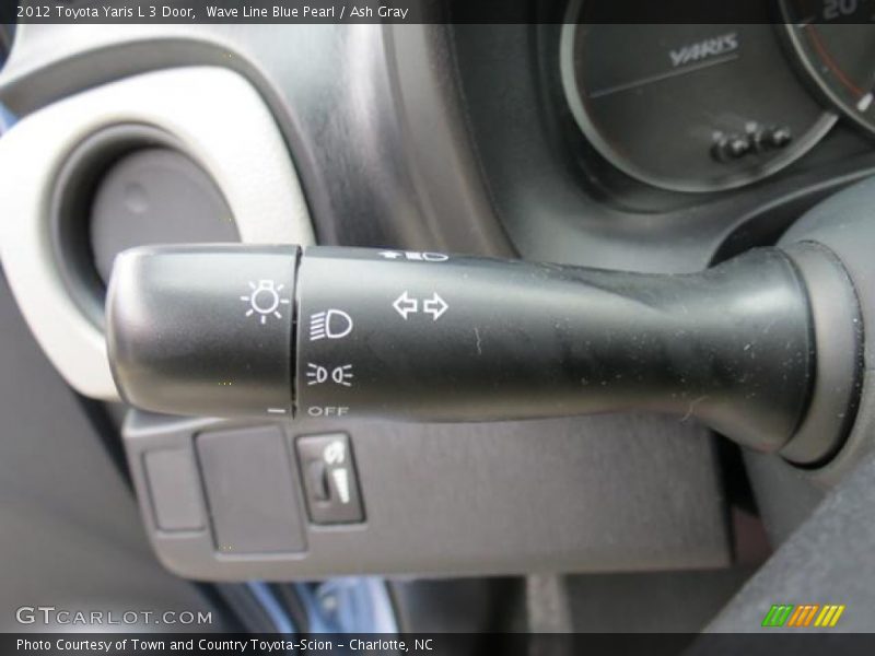 Wave Line Blue Pearl / Ash Gray 2012 Toyota Yaris L 3 Door