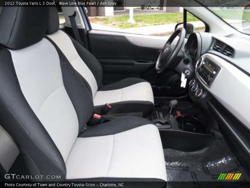 Wave Line Blue Pearl / Ash Gray 2012 Toyota Yaris L 3 Door