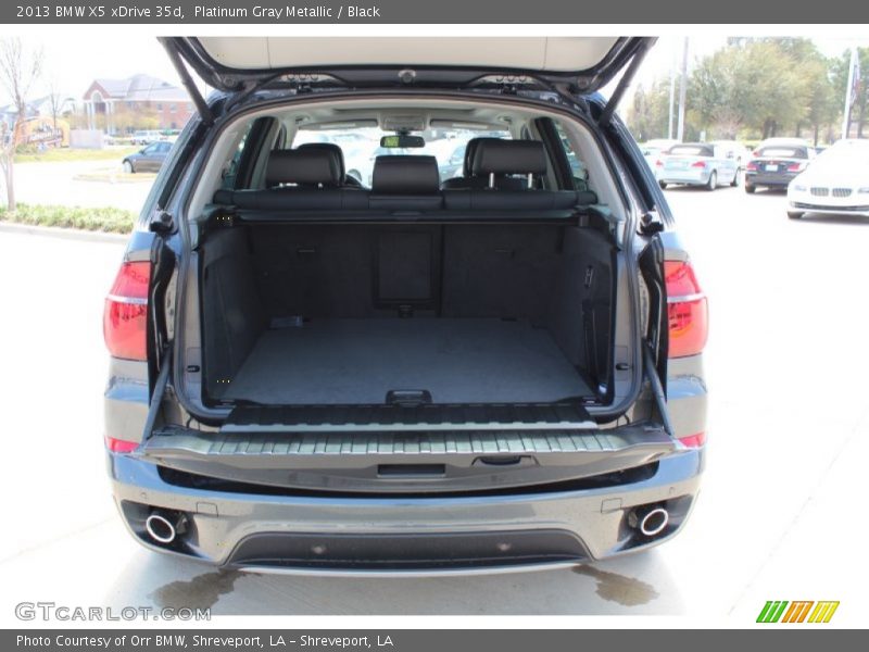 Platinum Gray Metallic / Black 2013 BMW X5 xDrive 35d