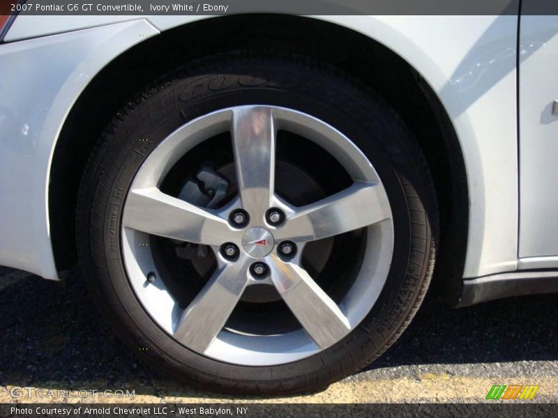Ivory White / Ebony 2007 Pontiac G6 GT Convertible