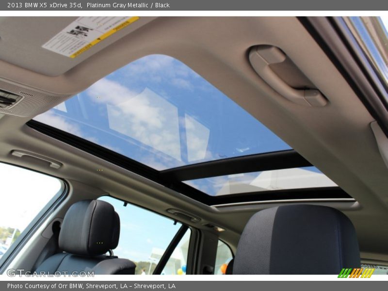 Platinum Gray Metallic / Black 2013 BMW X5 xDrive 35d