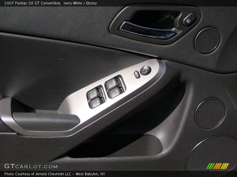 Ivory White / Ebony 2007 Pontiac G6 GT Convertible
