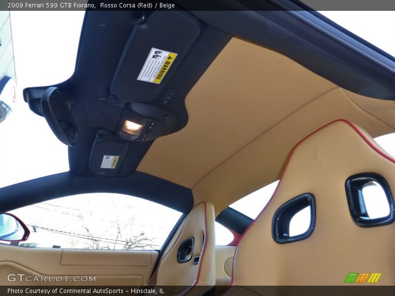  2009 599 GTB Fiorano  Beige Interior