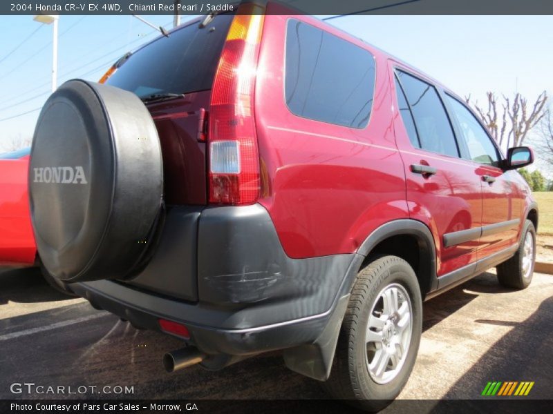 Chianti Red Pearl / Saddle 2004 Honda CR-V EX 4WD