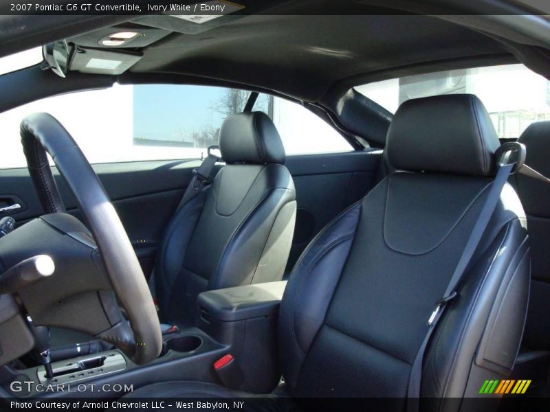 Ivory White / Ebony 2007 Pontiac G6 GT Convertible