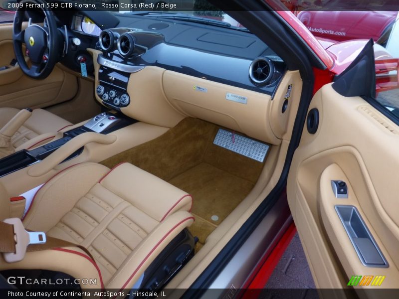 Dashboard of 2009 599 GTB Fiorano 
