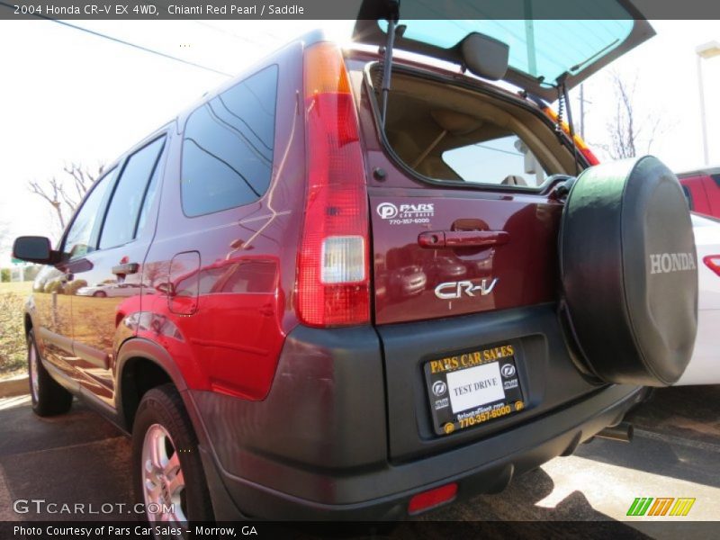 Chianti Red Pearl / Saddle 2004 Honda CR-V EX 4WD
