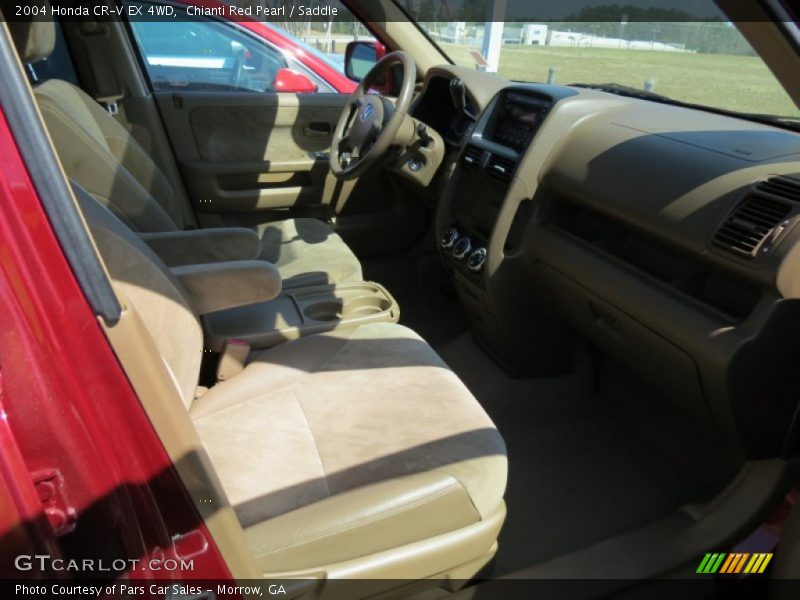 Chianti Red Pearl / Saddle 2004 Honda CR-V EX 4WD