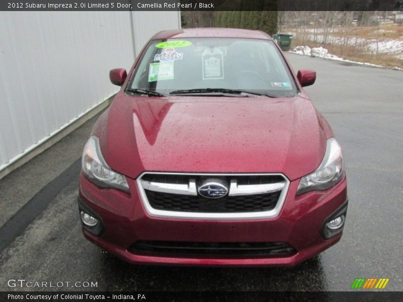 Camellia Red Pearl / Black 2012 Subaru Impreza 2.0i Limited 5 Door