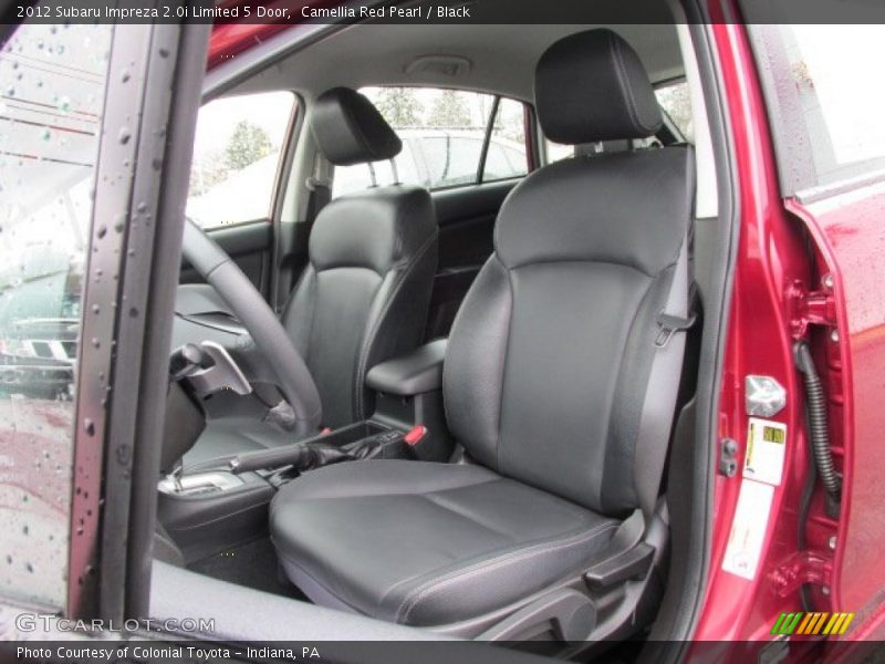 Front Seat of 2012 Impreza 2.0i Limited 5 Door