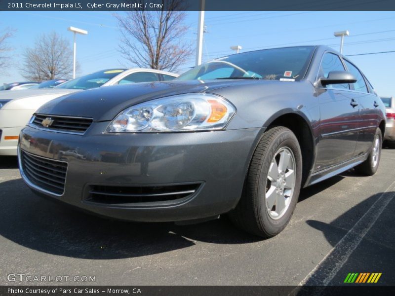 Cyber Gray Metallic / Gray 2011 Chevrolet Impala LS