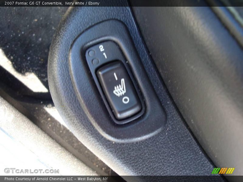 Ivory White / Ebony 2007 Pontiac G6 GT Convertible