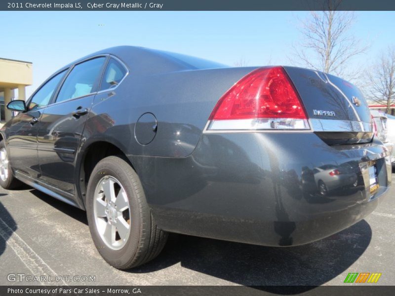 Cyber Gray Metallic / Gray 2011 Chevrolet Impala LS
