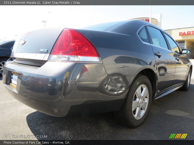 Cyber Gray Metallic / Gray 2011 Chevrolet Impala LS