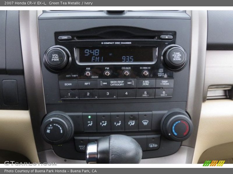 Green Tea Metallic / Ivory 2007 Honda CR-V EX-L