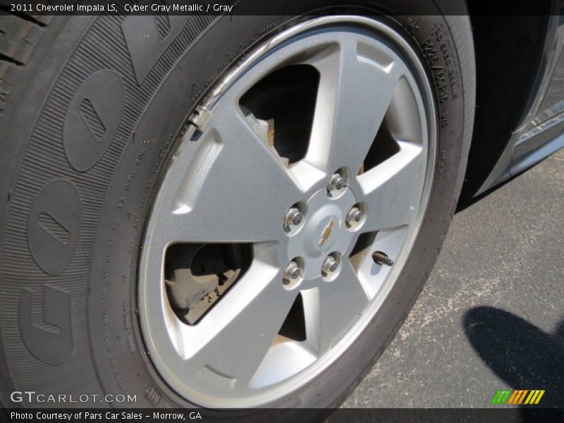Cyber Gray Metallic / Gray 2011 Chevrolet Impala LS