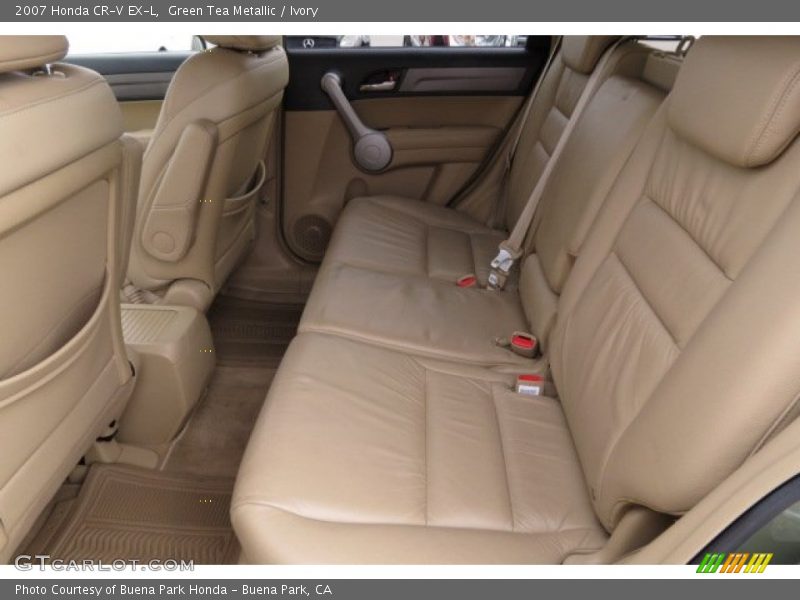 Green Tea Metallic / Ivory 2007 Honda CR-V EX-L