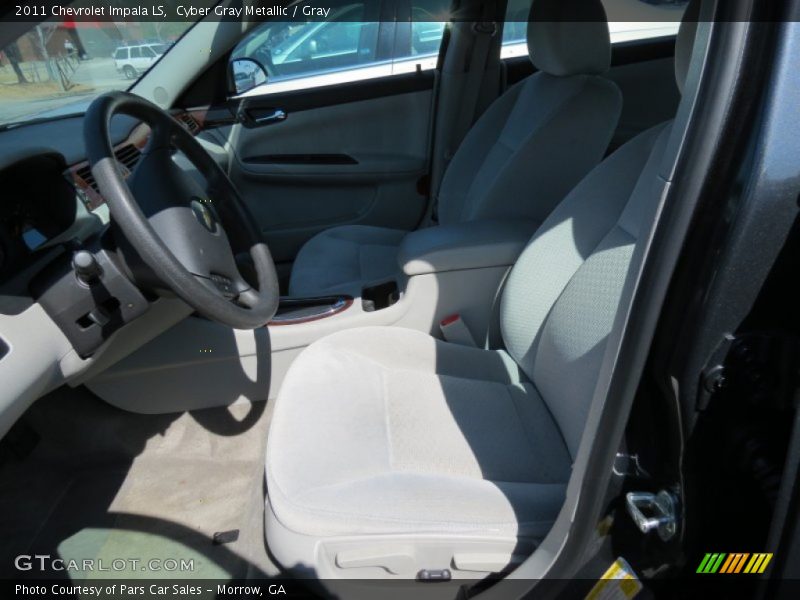 Cyber Gray Metallic / Gray 2011 Chevrolet Impala LS