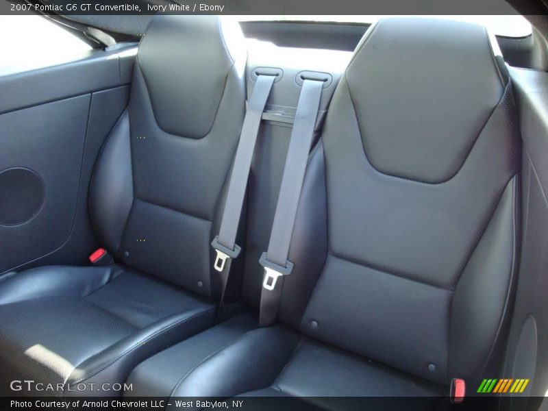 Ivory White / Ebony 2007 Pontiac G6 GT Convertible