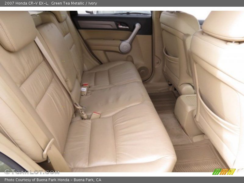 Green Tea Metallic / Ivory 2007 Honda CR-V EX-L