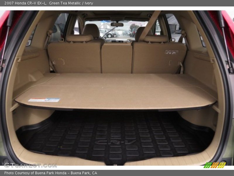 Green Tea Metallic / Ivory 2007 Honda CR-V EX-L