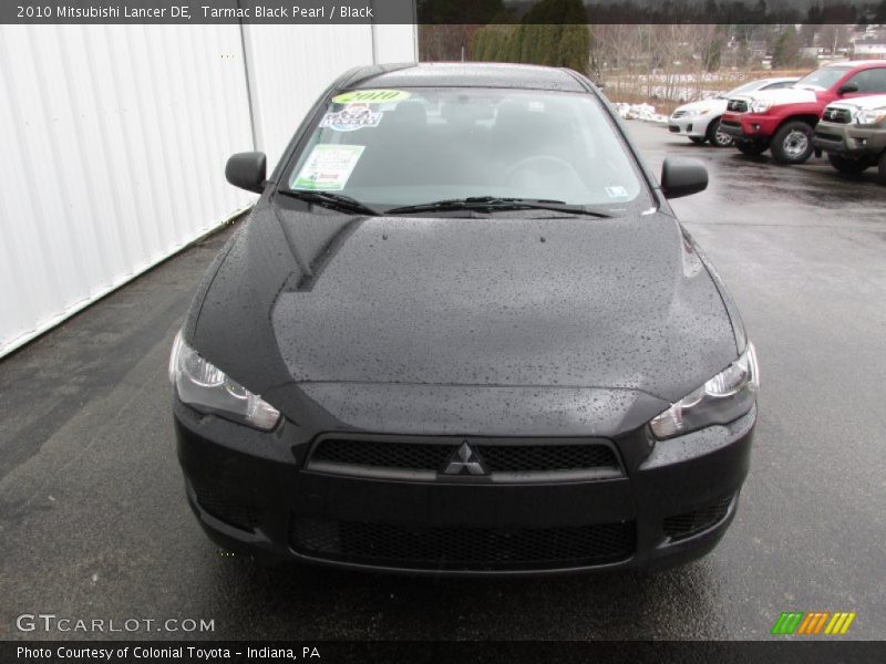 Tarmac Black Pearl / Black 2010 Mitsubishi Lancer DE