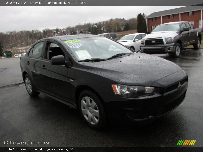 Tarmac Black Pearl / Black 2010 Mitsubishi Lancer DE