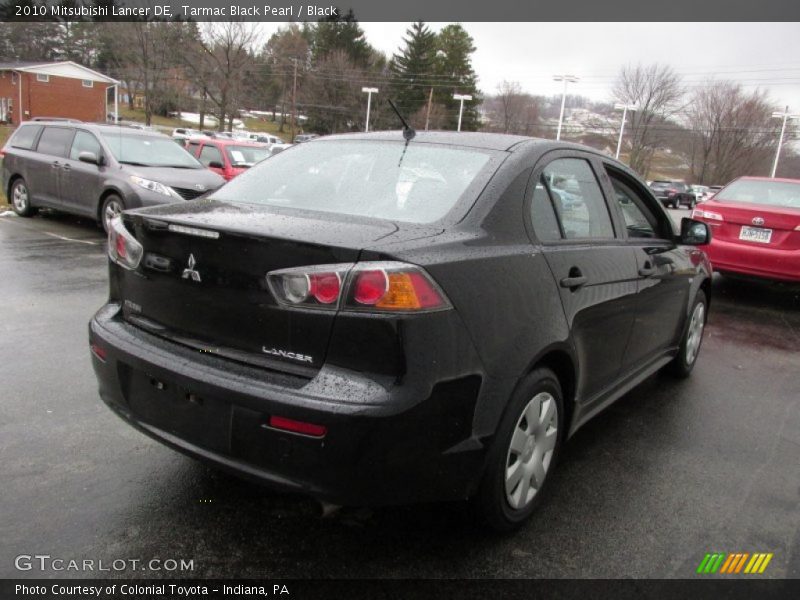 Tarmac Black Pearl / Black 2010 Mitsubishi Lancer DE