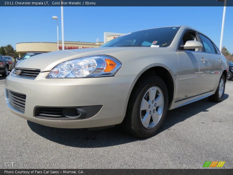 Gold Mist Metallic / Ebony 2011 Chevrolet Impala LT