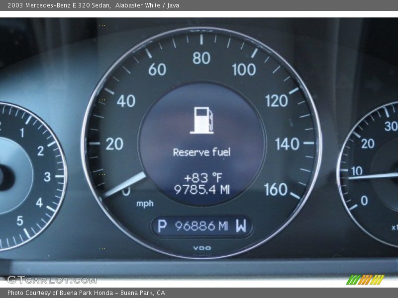 Alabaster White / Java 2003 Mercedes-Benz E 320 Sedan