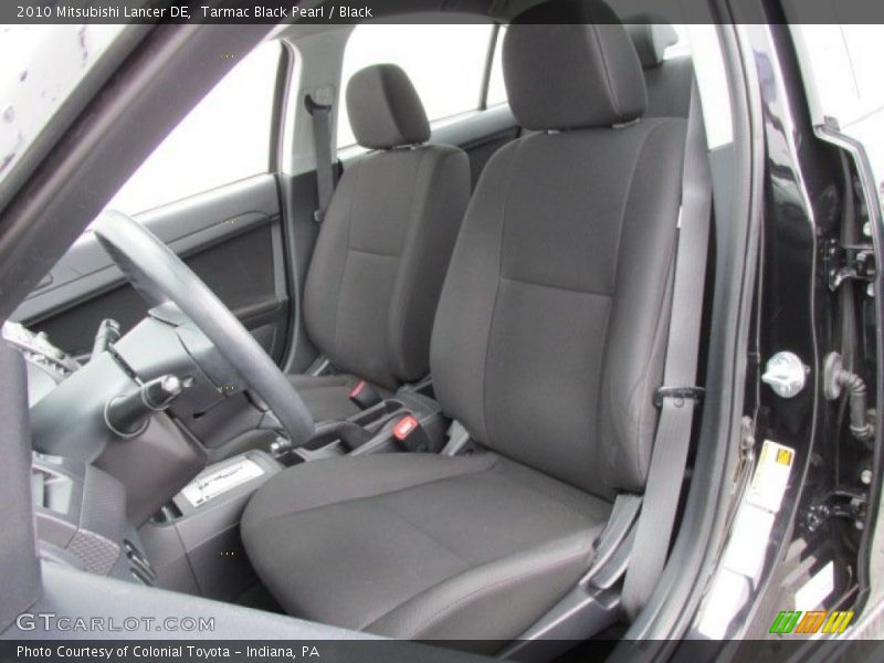 Tarmac Black Pearl / Black 2010 Mitsubishi Lancer DE