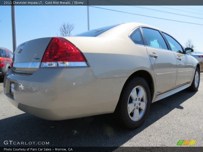 Gold Mist Metallic / Ebony 2011 Chevrolet Impala LT