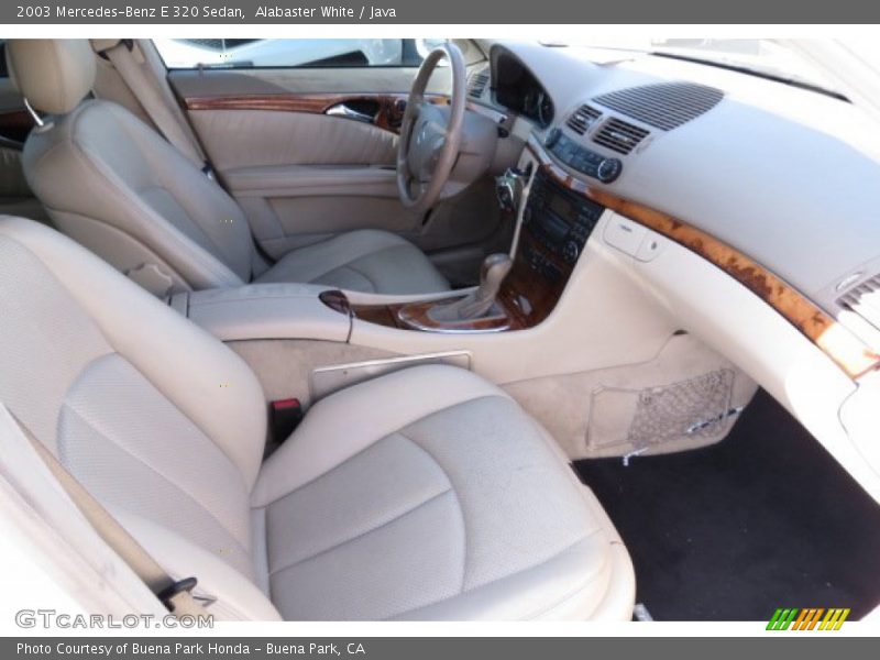 Alabaster White / Java 2003 Mercedes-Benz E 320 Sedan