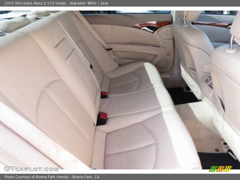 Alabaster White / Java 2003 Mercedes-Benz E 320 Sedan