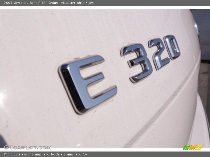 Alabaster White / Java 2003 Mercedes-Benz E 320 Sedan