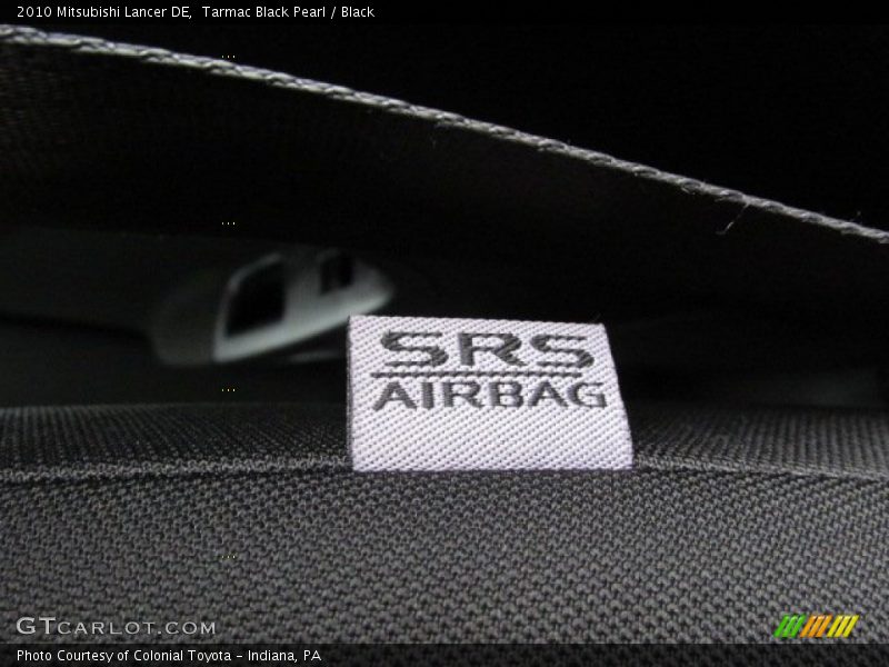 Tarmac Black Pearl / Black 2010 Mitsubishi Lancer DE