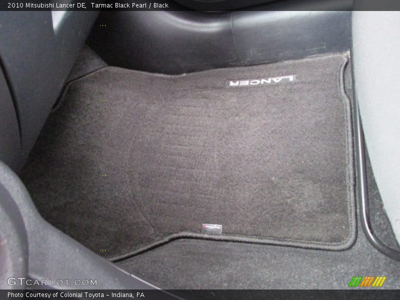 Tarmac Black Pearl / Black 2010 Mitsubishi Lancer DE