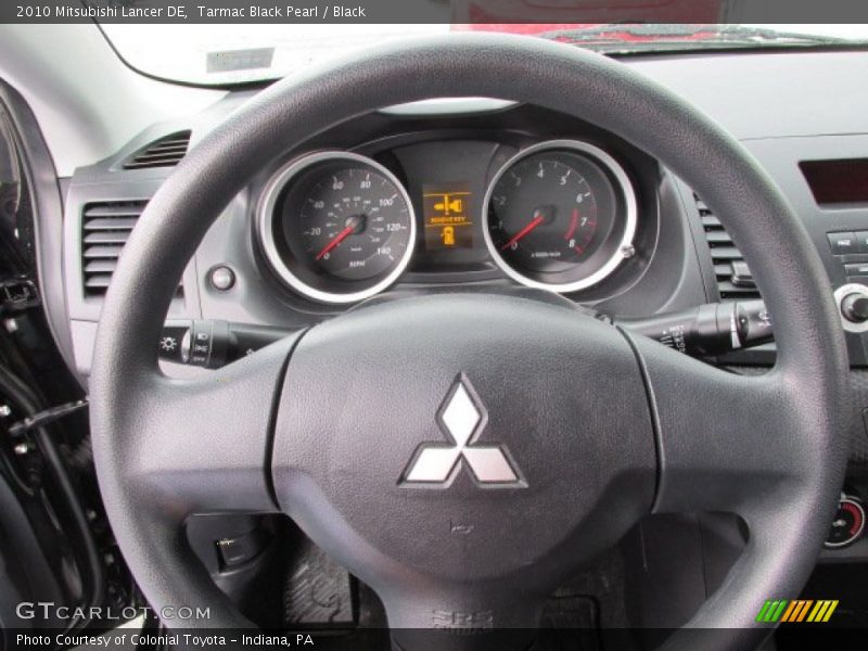 Tarmac Black Pearl / Black 2010 Mitsubishi Lancer DE