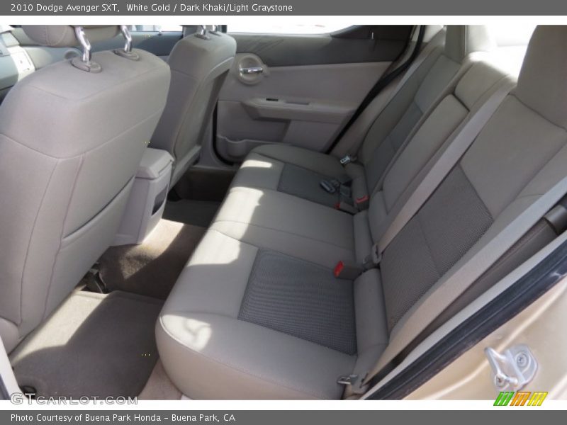 White Gold / Dark Khaki/Light Graystone 2010 Dodge Avenger SXT