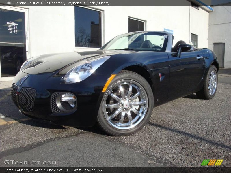 Mysterious Black / Ebony 2008 Pontiac Solstice GXP Roadster